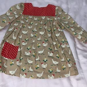 Baby boden goose dress sz 18/24